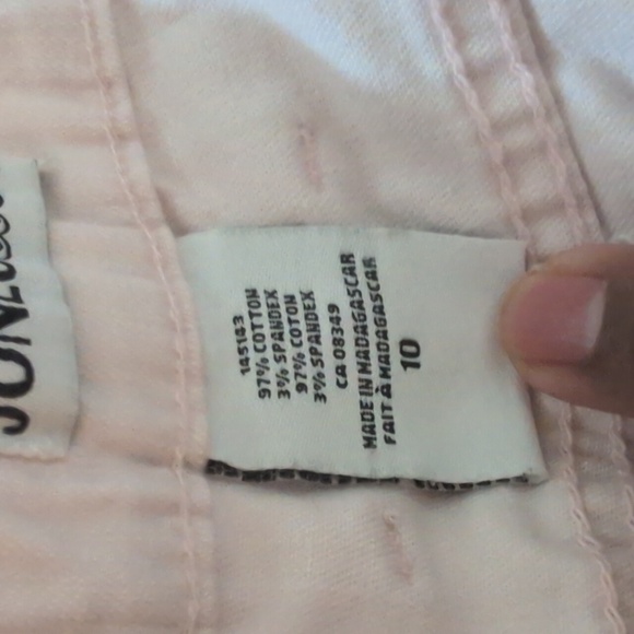 Jones & Co | Light Pink Women's Shorts Cotton Blend - Picture 13 of 14